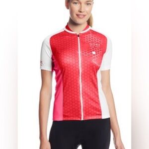 Gore Bike Wear Women's Hexagon Lady Jersey, Black/White, Large
